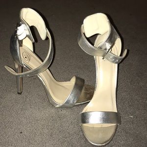 Lulus silver high heels!